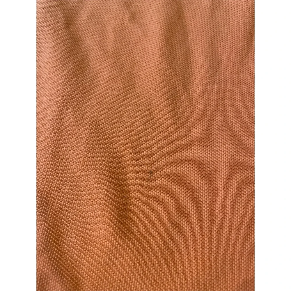 Vintage Polo Ralph Lauren Orange Polo Shirt‎ Navy Pony Logo Men's Sz XL